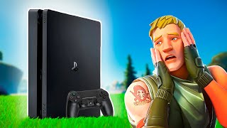 Así es JUGAR FORTNITE en PS4 2024