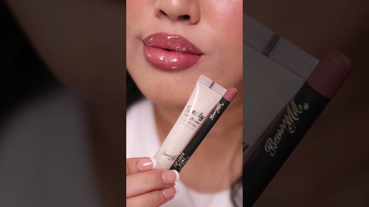 Blush lip combo! Barry M Lip Liner in Blush and Jelly Lip Shine in Modest 