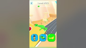 Shape shifting2 game level #6523  hyper casual game #shapeshifting  #gameplay #gaming #shortvideo...