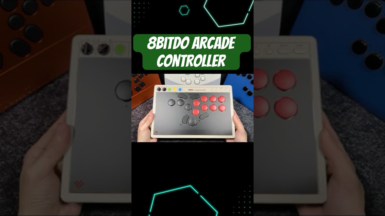 Распаковка/обзор контроллера 8BitDo Leverless 