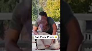 Bait Purse Prank 😂 #JoeySalads #Pranks #Shorts