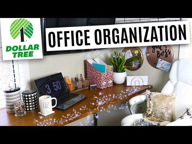 50 Dollar Store Office Organization Ideas - Prudent Penny Pincher