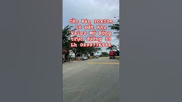 Cần Bán 10x30m lô Đất Khu Vsip2 Mở Rộng trục đường 33 VSip 2A Lh 0899776984