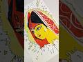 maa durga spill art #shorts