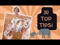 Can you paint watercolour on canvas? | 30 tips to get you going
