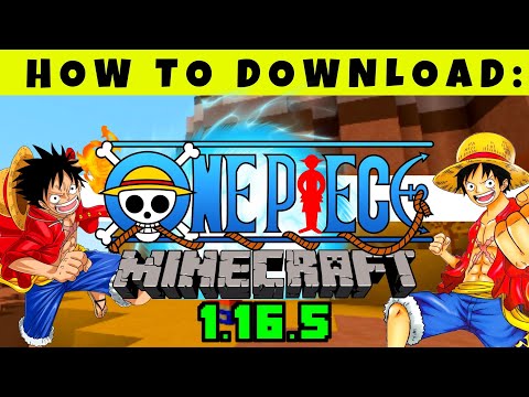 Video How To Download One Piece for Minecraft 1.16.5 - youtube