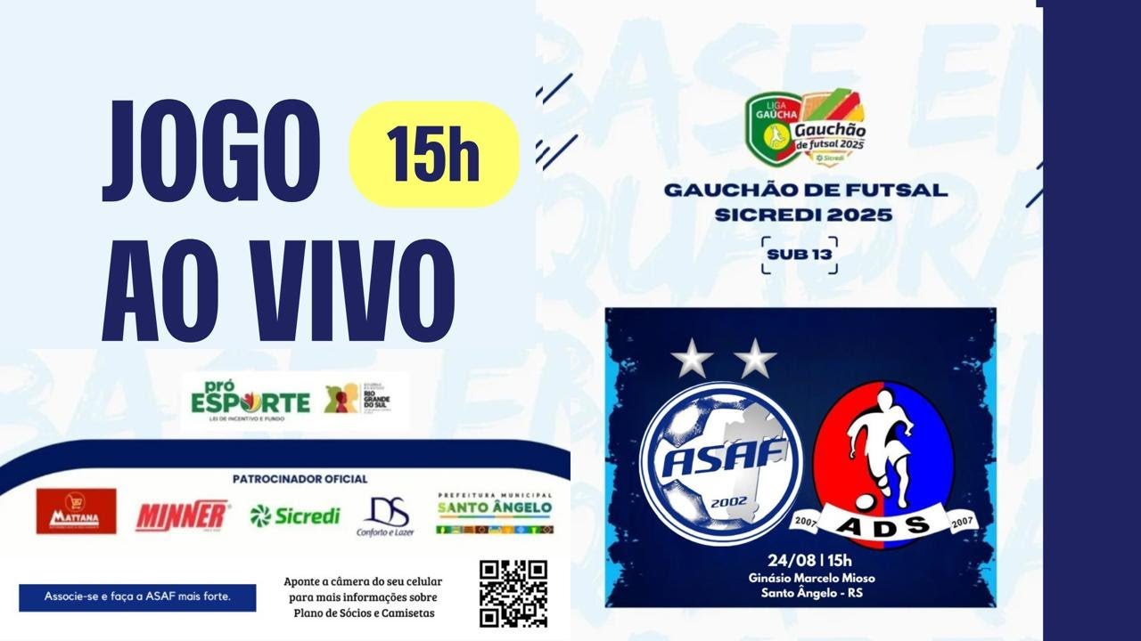 ASAF x ADS de Sananduva – Liga Gaúcha Sub-13 | Jornada Esportiva ...