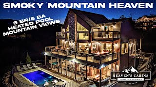 THE PERFECT LARGE GROUP SMOKY MOUNTAIN CABIN |6 Br 5 Ba| SMOKY MOUNTAIN HEAVEN