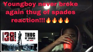Youngboy never broke again ft Dababy -Thug of spades ( Reaction ) || they both ran this song 🔥🔥🔥