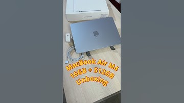 MacBook Air M4 (Sky Blue, 16GB + 512GB) Unboxing - First Sale Unit