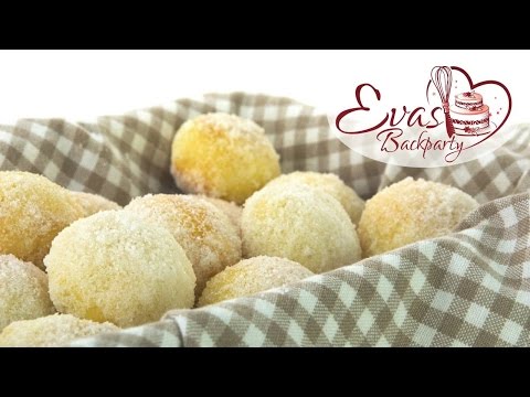 Vanille-Kugeln / gefüllte Brötchen mit Vanille-Pudding / wie vom Bäcker / backen evasbackparty