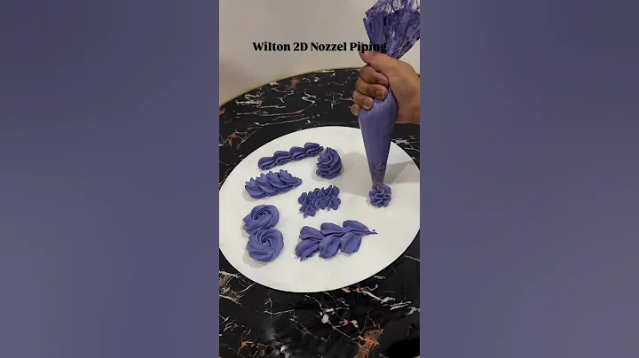 Wilton 2D Piping Tip #cake #piping #youtubeshorts #birthdaycake #anniversarycake #homebaker #wilton