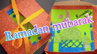 Ramadan craft//Ramadan greetings card//how to make Ramadan card