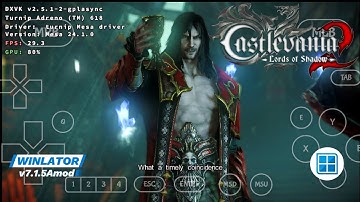 Winlator v7.1.5Amod | Castlevania: Lords of Shadow 2 | Snapdragon 732g | Android