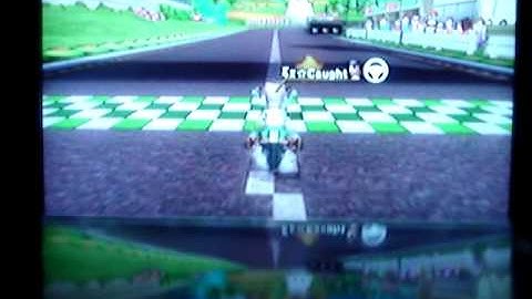 Mario Kart Wii Another Hacker Caught on Time Trial!