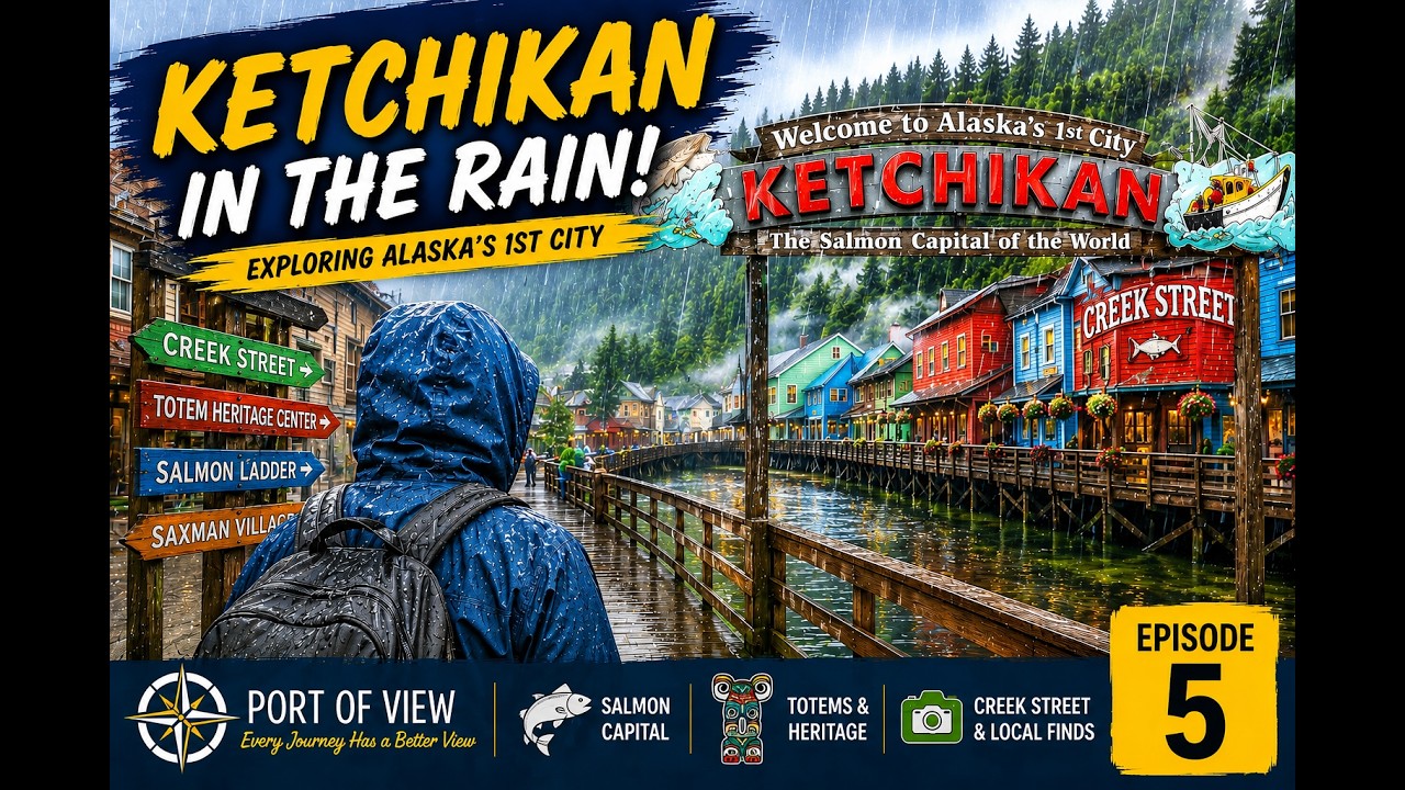 We Got SOAKED in Ketchikan... And Loved It! ☔