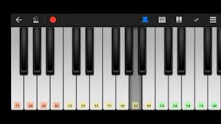 Use these 3 chords to play interstellar like a pro in Piano mobile ( insane technique🔥)