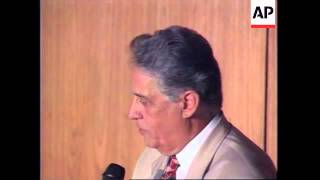 BRAZIL: PRESIDENT FERNANDO HENRIQUE CARDOSO PRESS CONFERENCE