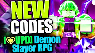 [💗UPD]Demon Slayer RPG CODES - ROBLOX 2024