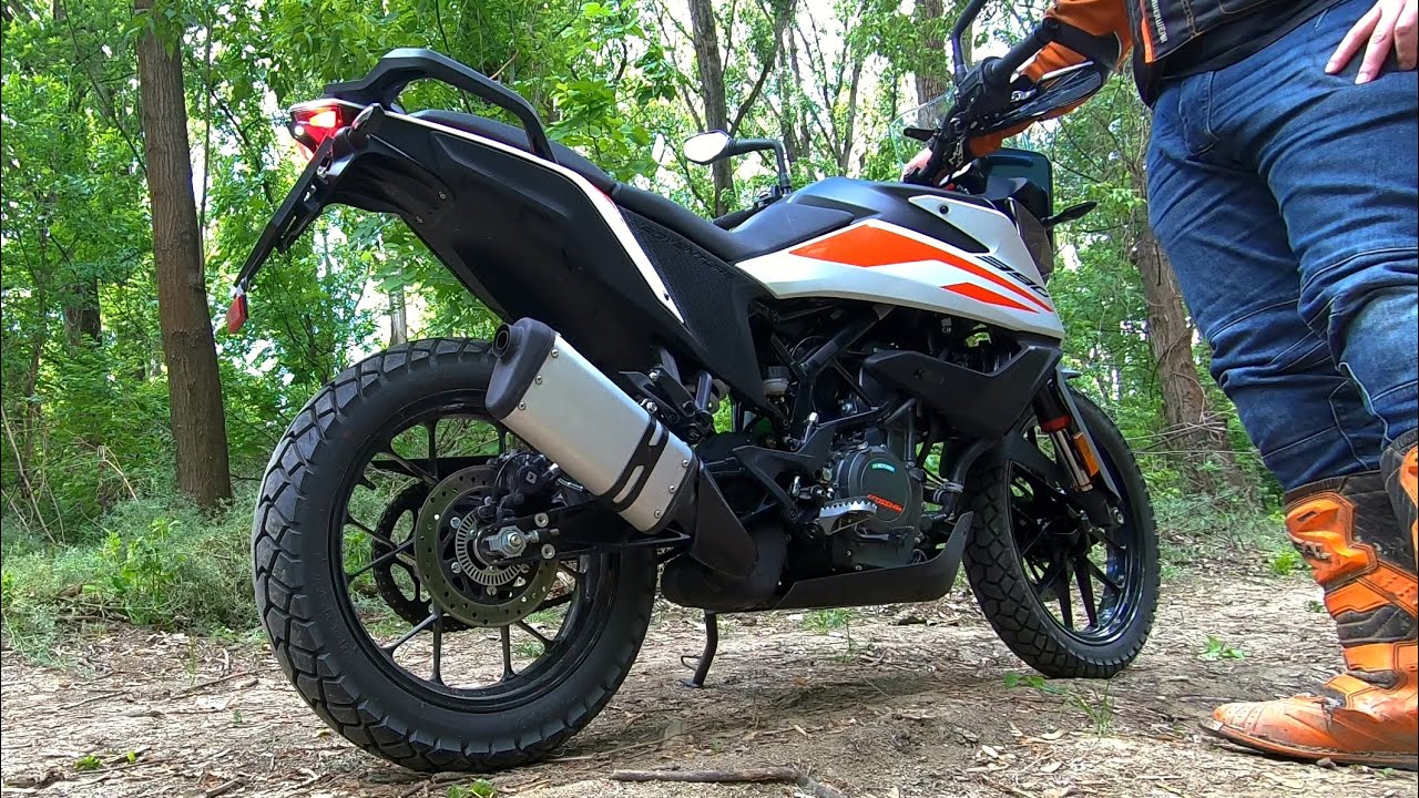 KTM 390 Adventure Exhaust Sound YouTube