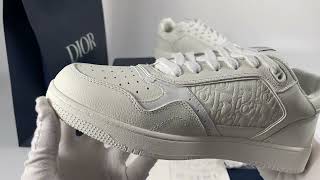 Dior B27 Low-Top Sneaker White Calfskin