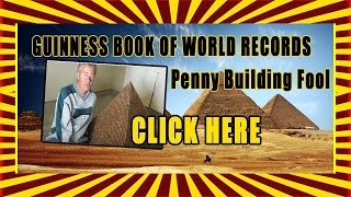 World Record Penny Pyramid update - 330,099 Pennies