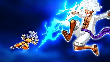 Goku Blizzard V3 OP (all form) (New) VS Wano Luffy V4 OP (all form) in Mugen