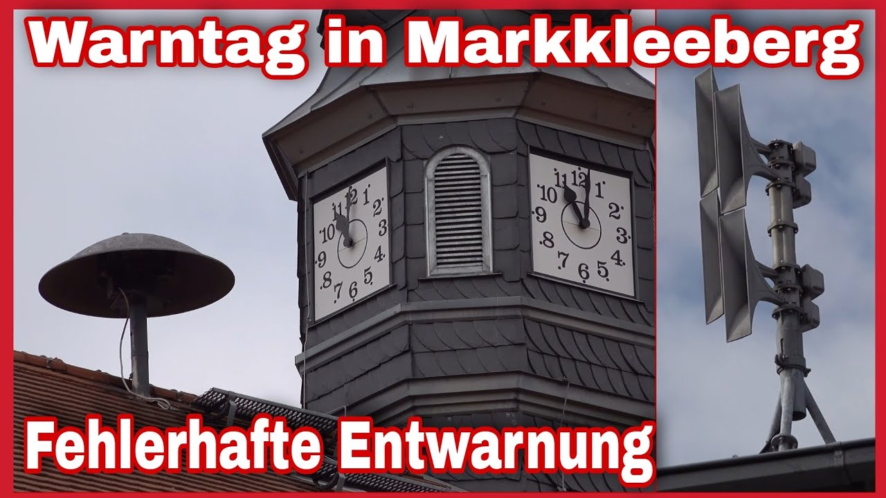 🆘️WARNTAG 2023 in Markkleeberg🔊Warnung aber keine Entwarnung❓️Motorsirene viel lauter als ECN❗️