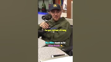 Thumbnail of Mac Miller Defending Ariana Grande