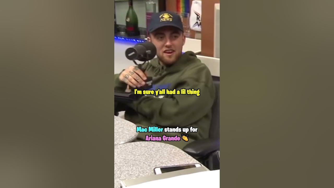 Mac Miller Defending Ariana Grande Mac Miller Defending Ariana Grande