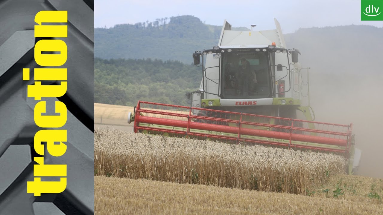 Claas Tucano 560 Montana in der traction Arbeitsprobe