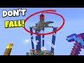 we built a skybase in minecraft... (we are idiots)