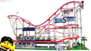 LEGO Creator Roller Coaster Review, motor power & size comparisons! 10261