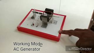 Working Model of AC Generator