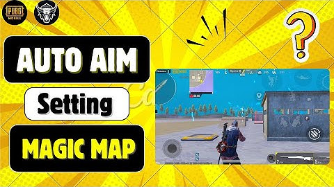How To Make Auto Aim Magic Maps In Wow | Visual Programming | #PUBGMWOW 