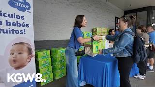 Vancouver nonprofit holds baby supplies giveaway