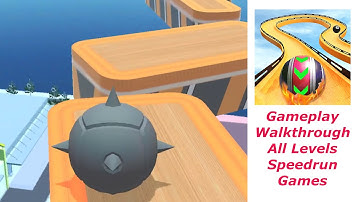 Sky Rolling Ball 3D Gameplay Walkthrough All Levels Speedrun Games 1231