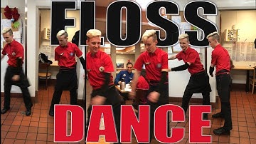 THE FLOSS / HOW TO DO THE FLOSS DANCE / IHOP SERVERS FLOSSING AT WORK *hilarious*