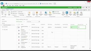 SharePoint 2013 Add metadata columns, edit metadata, sort, group, filter