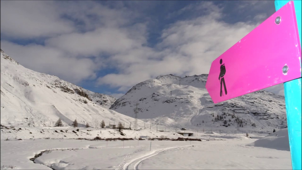 Berninapass Schneeschuhwanderung Val Minor