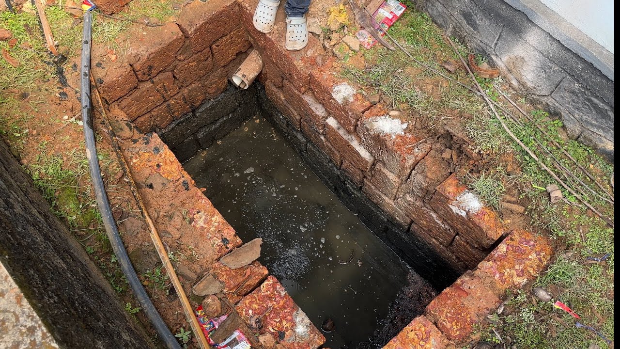 Septic Tank Leaking Wall solution/കക്കൂസ് കുഴിയിൽ നിന്നും വെള്ളം ലീക്ക് ആവുന്നുണ്ടോ!!
