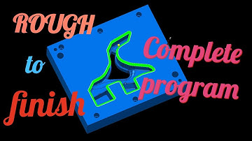 POWERMILL 2024 _ ROUGH TO FINISH CAVITY COMPLETE PROGRAM #delcam #programming #vmcprogramming