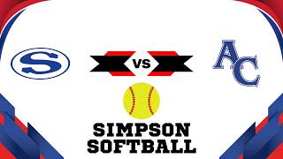 Simpson Academy vs. Adams County Christian School Softball