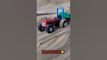 diy mini toy tractor trolley load #diy #mini #minitractor #shorts #shortvideo