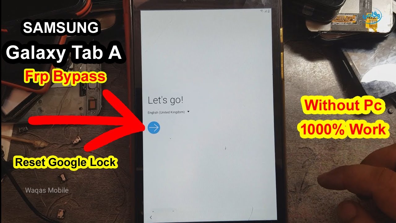 Samsung Galaxy TAB A SM-T295 Android 9 FRP/Google Account Bypass