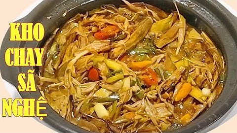 Cách Kho Chay Sả Nghệ Từ BÔNG CHUỐI,TRÁI CHUỐI  NON,Ngon Hao Cơm,Món Chay Huệ Hoàng VLog