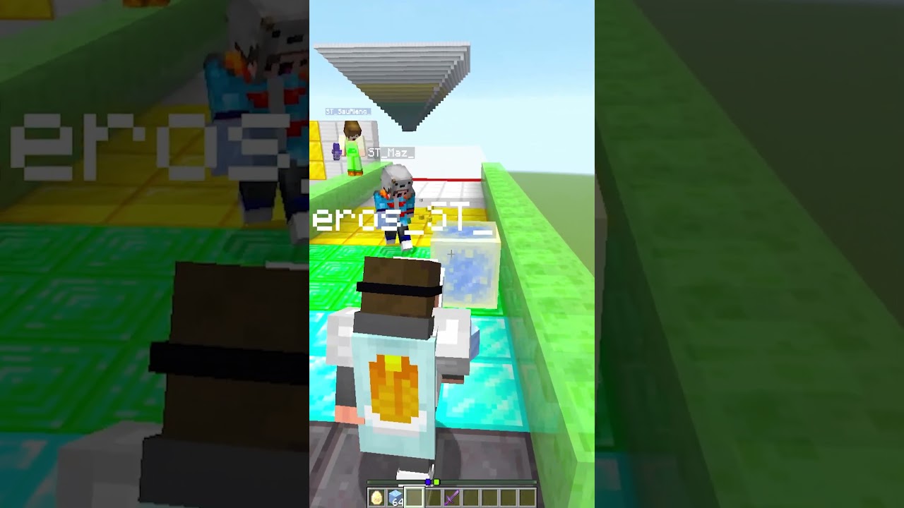 Minecraft Đẩy Khối Sulfur Xa Nhất #shorts