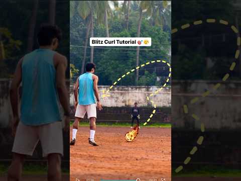Blitz Curler Tutorial Tutorial Blitz Football Soccer Training Goals Viralvideo Shorts