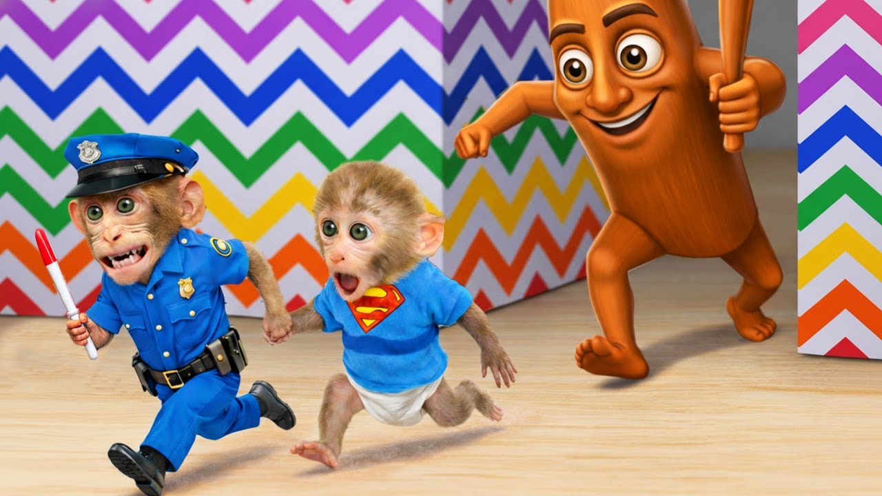 Affe JoJo unglaubliches Abenteuer mit Tung Tung Sahur -  Was passiert hier? | JoJo und Freunde