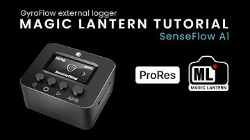 SenseFlow + GyroFlow Tutorial - Magic Lantern MLV RAW to ProRes - Sync & Stabilization Workflow